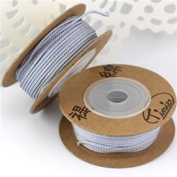 Sznurek nylonowy szary 1,5mm [szpula 12m]