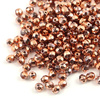 Fire Polish 4mm Crystal Capri Gold Full [20szt]