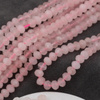 Kwarc różowy oponka fasetowana 6x5mm [sznur 39cm]