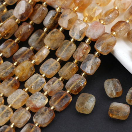 Cytryn prostokąt fasetowany 10x8mm