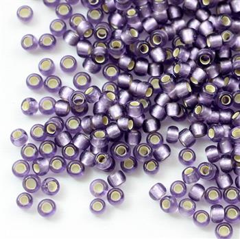 Toho Round 8/0 Silver-Lined Frosted LT Tanzanite [10g]