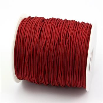 Sznurek nylonowy do makramy bordowy 1,4mm [szpula 130m]