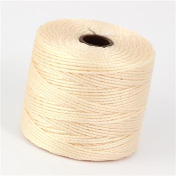 Nici nylonowe S-Lon bead cord VANILLA  0,5mm/70m [szpula]
