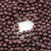 Round Beads Jet Polychrome Dark Violet 4mm [50szt]
