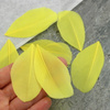 Naturalne pióro żółte 6x3cm [10szt]