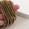 Hematyt złoty oponka fasetowana 3x1mm [sznur 38cm]