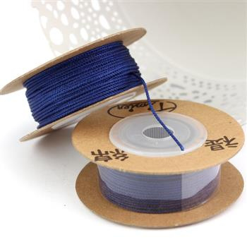 Sznurek nylonowy granatowy 1mm [szpula 18m]