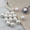 Miyuki Cotton Pearls White kula 8mm