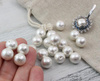 Miyuki Cotton Pearls White kula 12mm
