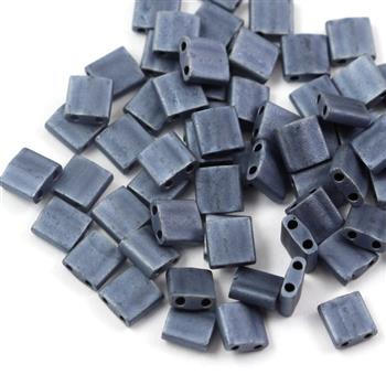 Miyuki Tila Beads 5x5x1,9mm Matted Blue Grey [30szt]