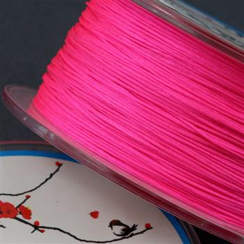 Sznurek nylonowy neonowy różowy 0,4mm [szpula 60m]