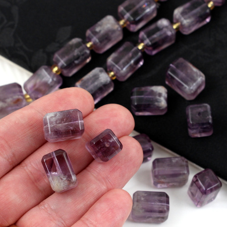 Ametyst prostopadłościan 15x10mm