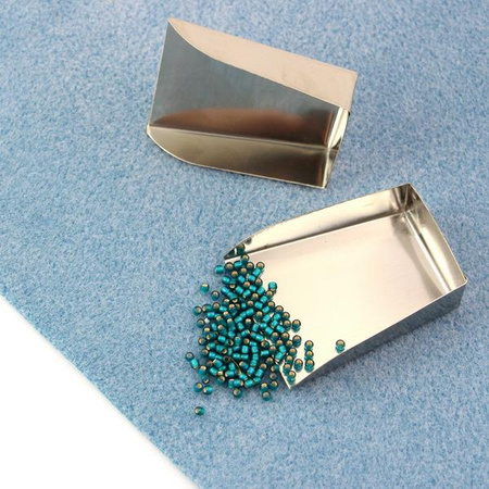 Szufelka do koralików i drobnych elementów 6x5cm