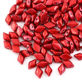 GemDuo 5x8mm Metalust Lipstick Red [20szt]