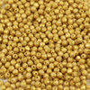 Fire Polish 3mm Alabaster Gold Spotted [40szt]
