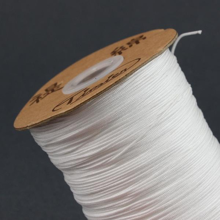 Sznurek nylonowy Timien biały 1mm [szpula 150m]