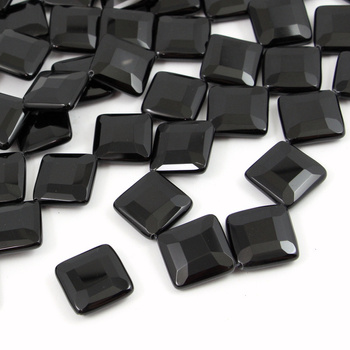 Onyks romb/kwadrat fasetowany 14mm [1szt]