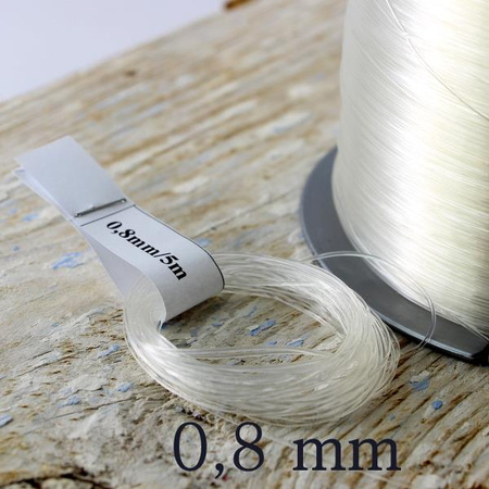 Gumka silikonowa przezroczysta 0,8mm