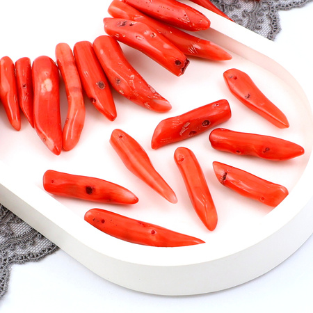 Koral pomarańczowy papryczka 35x7mm