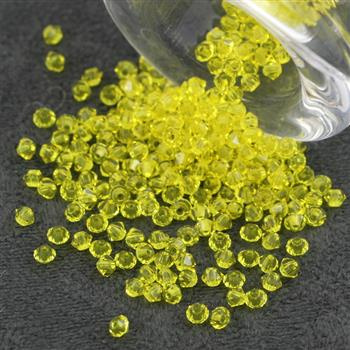 Preciosa Bicone Bead Rondelle Citrine 3mm [20szt]