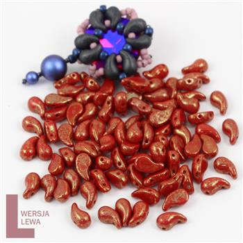 ZoliDuo (Left) 5x8mm Opaque Red Teracota Red [10szt]