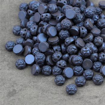 Roseta Two-Hole Cabochon Chatoyant Twilight Blue [15szt]