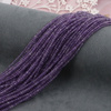 Ametyst kula fasetowana 2mm [sznur 39cm]