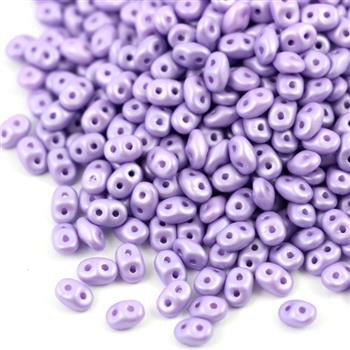 SuperDuo 2.5x5mm Powdery - Pastel Purple [5g]