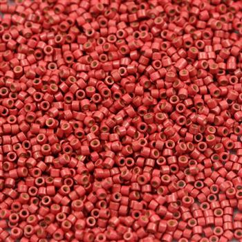 Miyuki Delica 11/0 Duracoat Galvanized Light Cranberry Matted [5g]