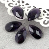 Kryształek szklany łezka fasetowana c. fioletowa 22x13mm