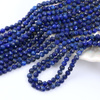 Lapis lazuli kula fasetowana 4mm [sznur 38cm]