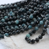Turmalin niebieski kula fasetowana 6mm [sznur 39cm]