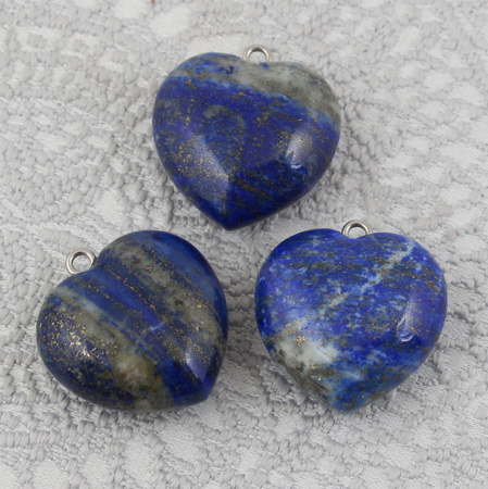 Lapis lazuli zawieszka serce 30mm