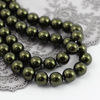 Preciosa Nacre Round Pearl Maxima Dark Green 8mm [4szt]