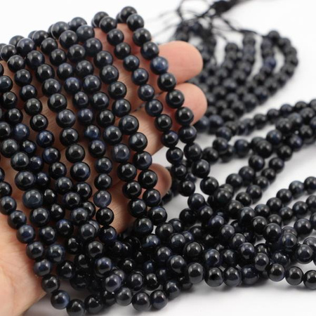 Tygrysie oko niebieskie kula 6mm