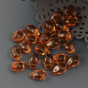 Kropla szklana koniakowa 11x7mm [6szt]