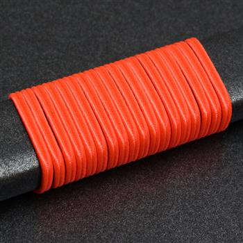Sznurek sutasz chiński 3mm pomarańczowy neon [1 metr]