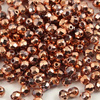 Fire Polish 4mm Crystal Capri Gold Full [20szt]