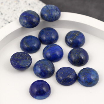 Kaboszon lapis lazuli moneta 12mm
