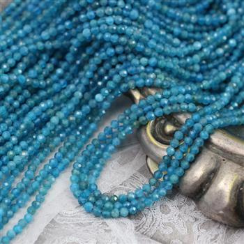 Apatyt kula fasetowana 2,5mm [sznur 38cm]