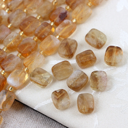 Cytryn prostokąt fasetowany 10x8mm