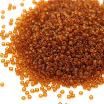 Toho Round 15/0 Transparent-Frosted Umber [5g]