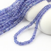 Tanzanit oponka 3x2mm [sznur 20cm]