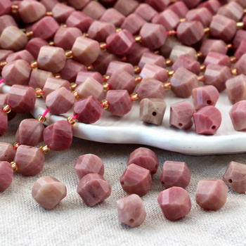 Rodonit kula twist fasetowana 10mm