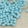 Round Beads Alabaster Turquoise Powdery 4mm [50szt]