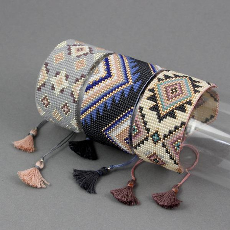 Krosno metalowe Beadsmith z regulacją długości