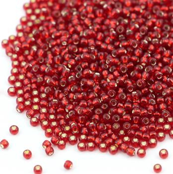 Toho Round 11/0 Silver-Lined Ruby [10g]