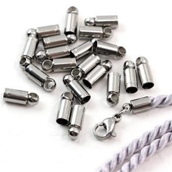 Tulejka do wklejania stal szlachetna 3,4mm długa