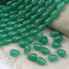 Jadeit zielony kropla gładka 12x8mm