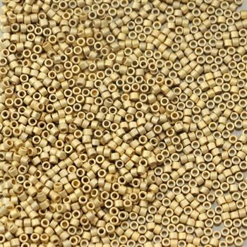 Miyuki Delica 11/0 24KT Metallic Dark Yellow Gold Matted [2g]